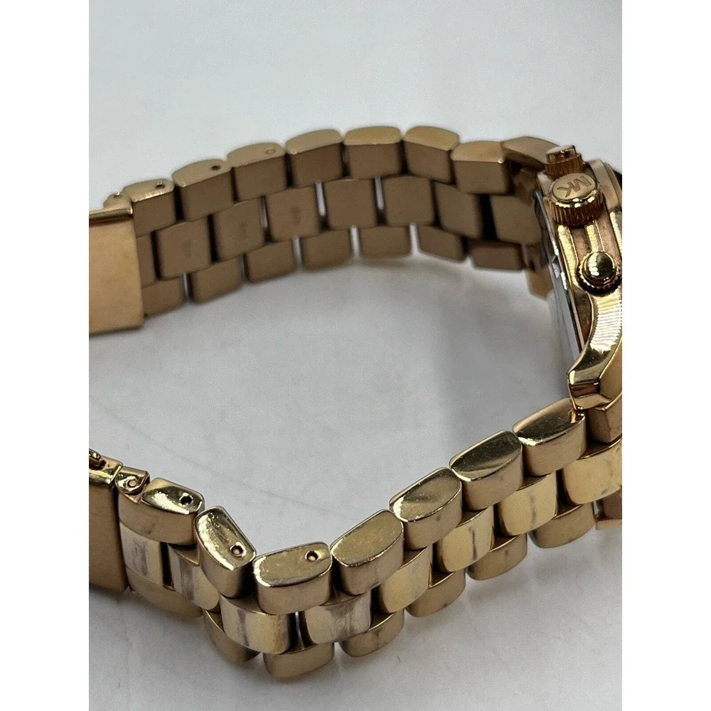 Michael Kors Runway Chronograph Rose Gold Stainless Steel Womens Watch MK5128